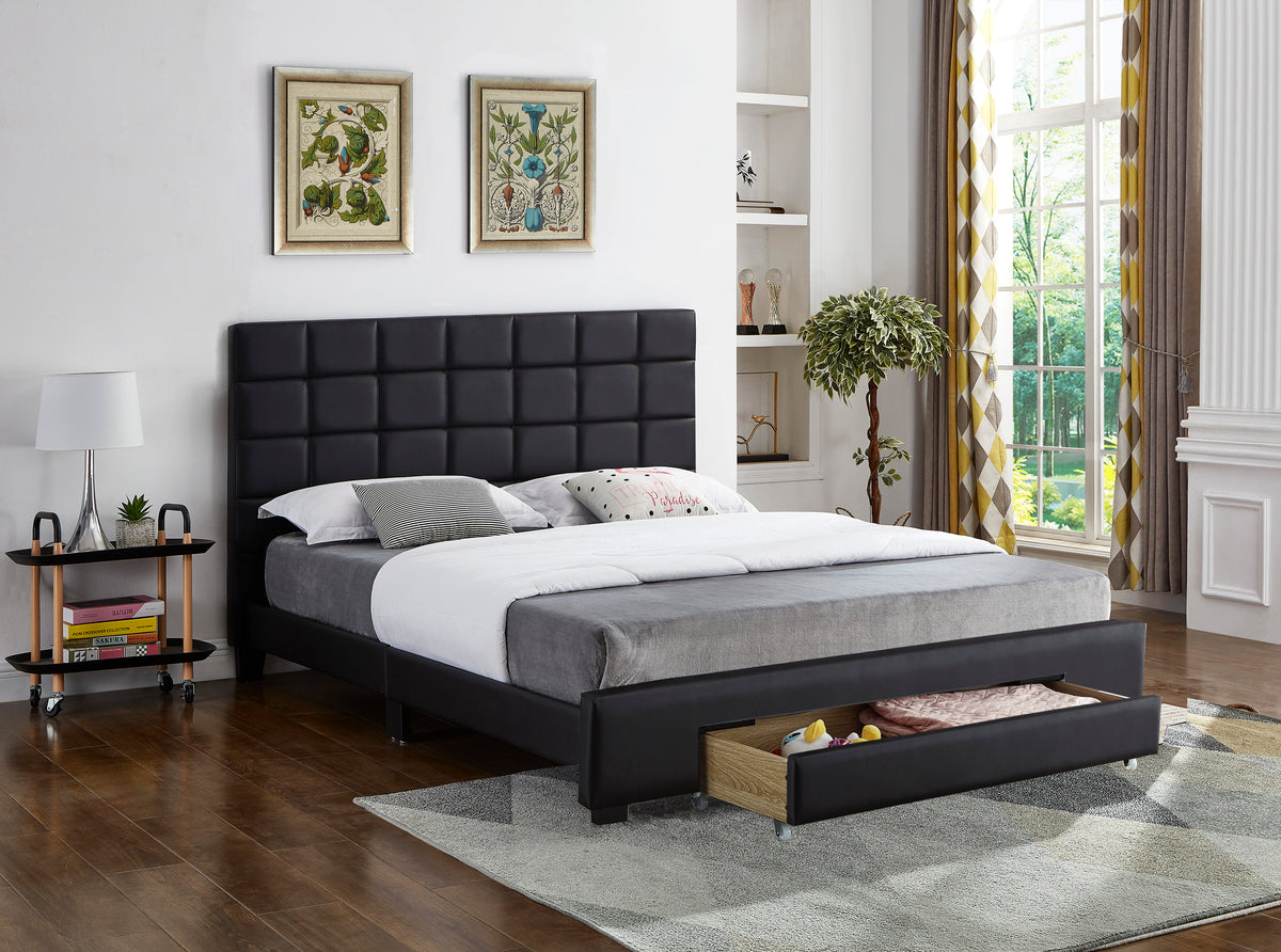IF 5490 Bed (Black PU)
