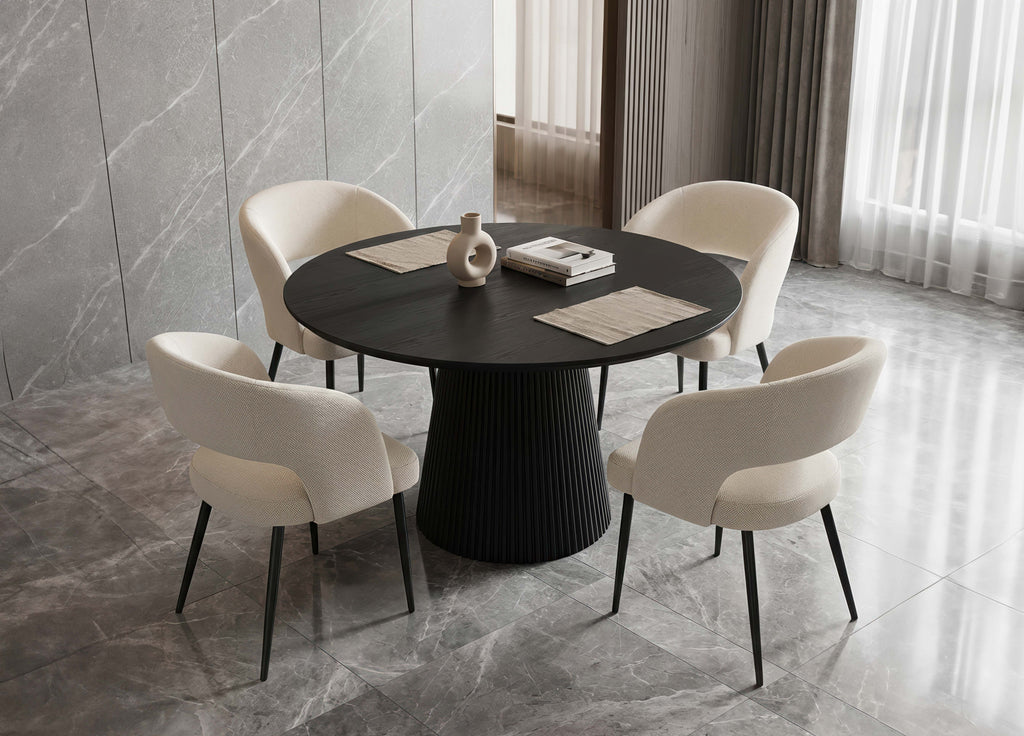T-1642 / C-1644 5-Piece Dining Set (Beige)