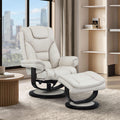 IF-6202 Recliner (Light Beige Leather Match)