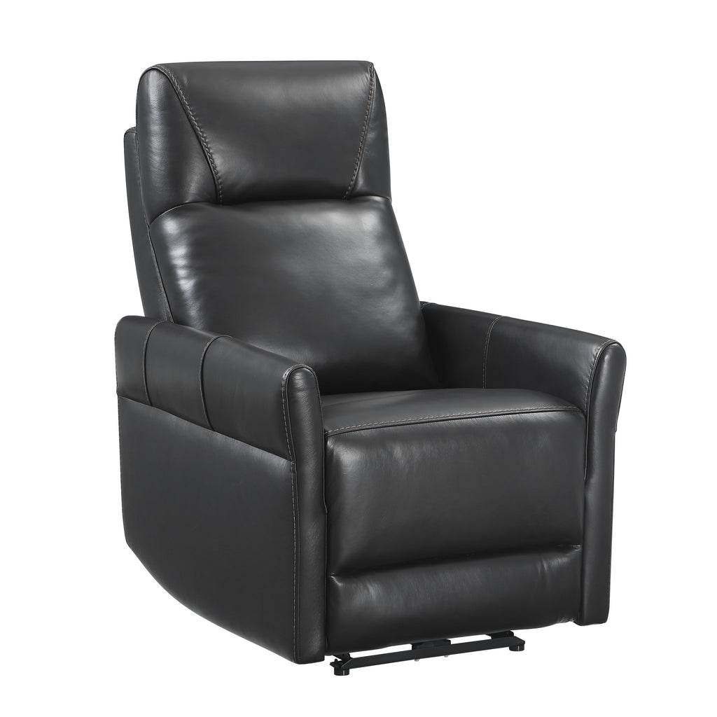 IF-6392 Recliner (Blackberry Leather Match)