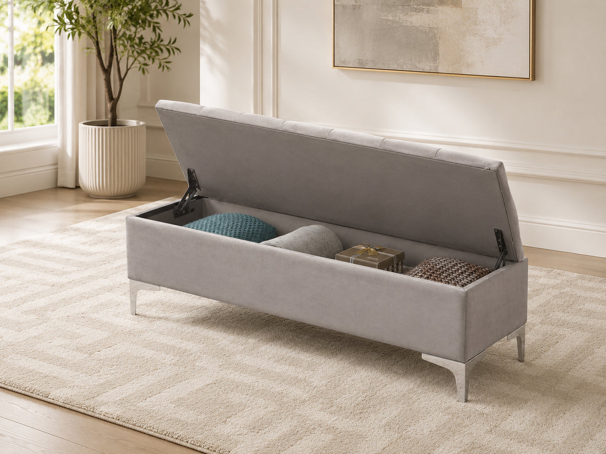 IF-6500 Bench (Grey Velvet)