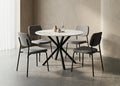 T-1650 / C-1652 5-Piece Dining Set (Grey)