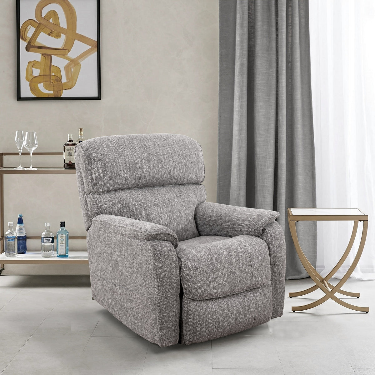 IF-6360 Lift Chair (Grey Fabric)