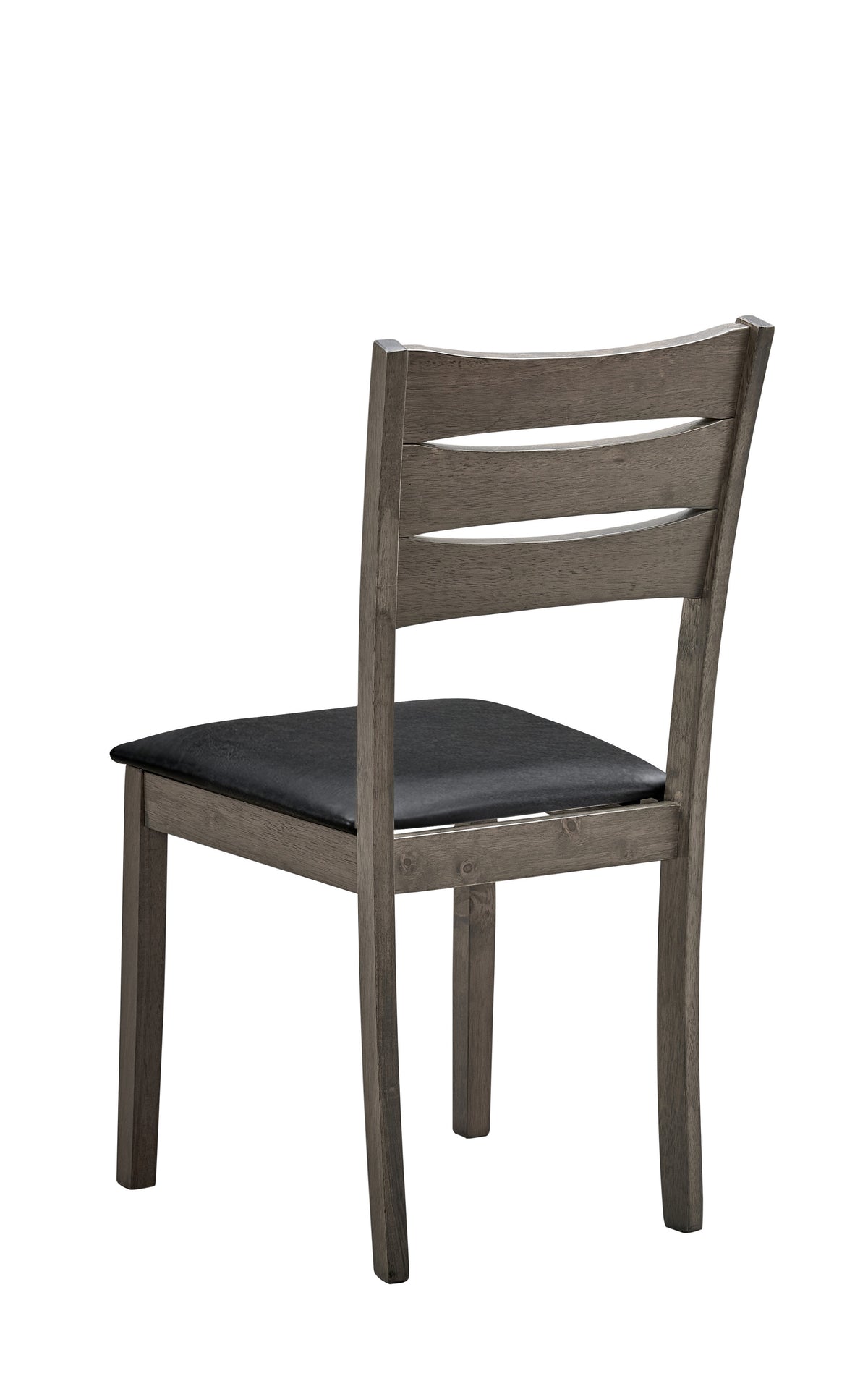 T-1051 / C-1053 7-Piece Dining Set (Black Pu)