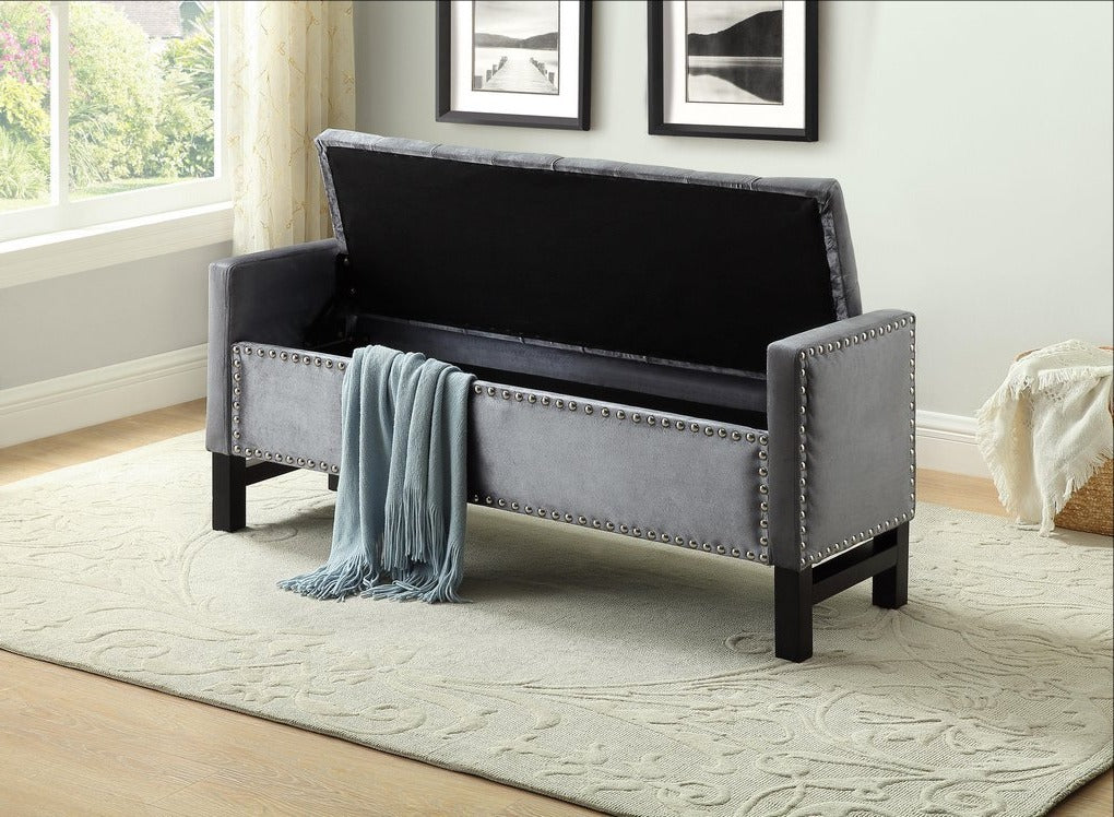 IF-6400 Bench (Grey Velvet)