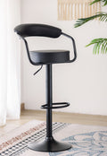 ST-7560 Bar Stool (Black PU) (Set of 2)