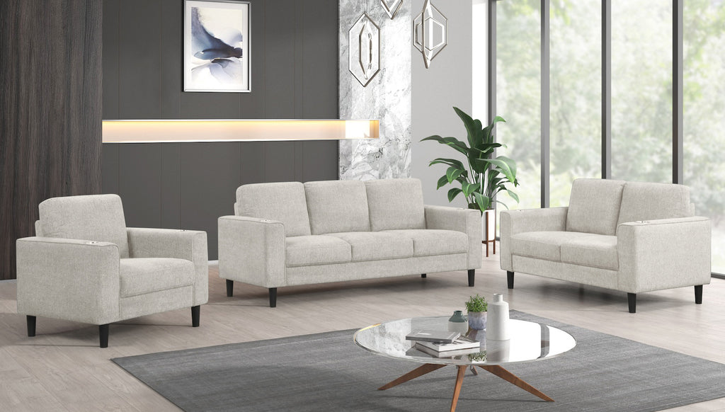 IF-8241 Stationary Sofa Set (Beige)