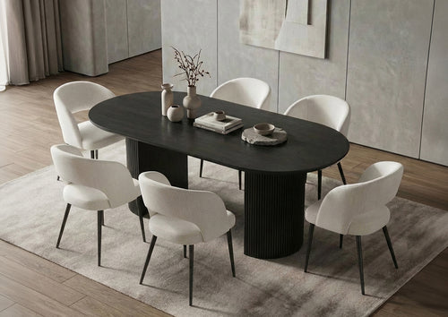 T-1643 / C-1644 7-Piece Dining Set (Beige)