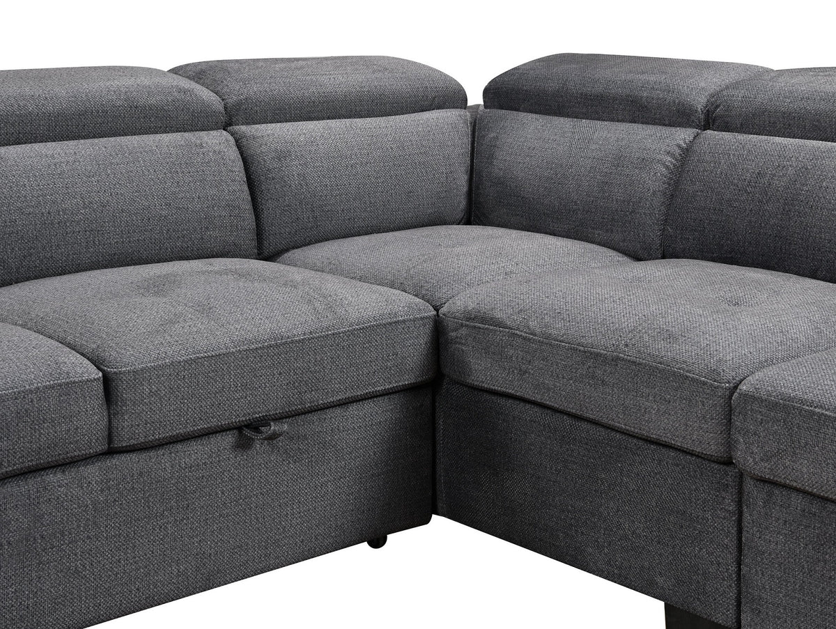IF-9090 LHF Sofa Bed Sectional