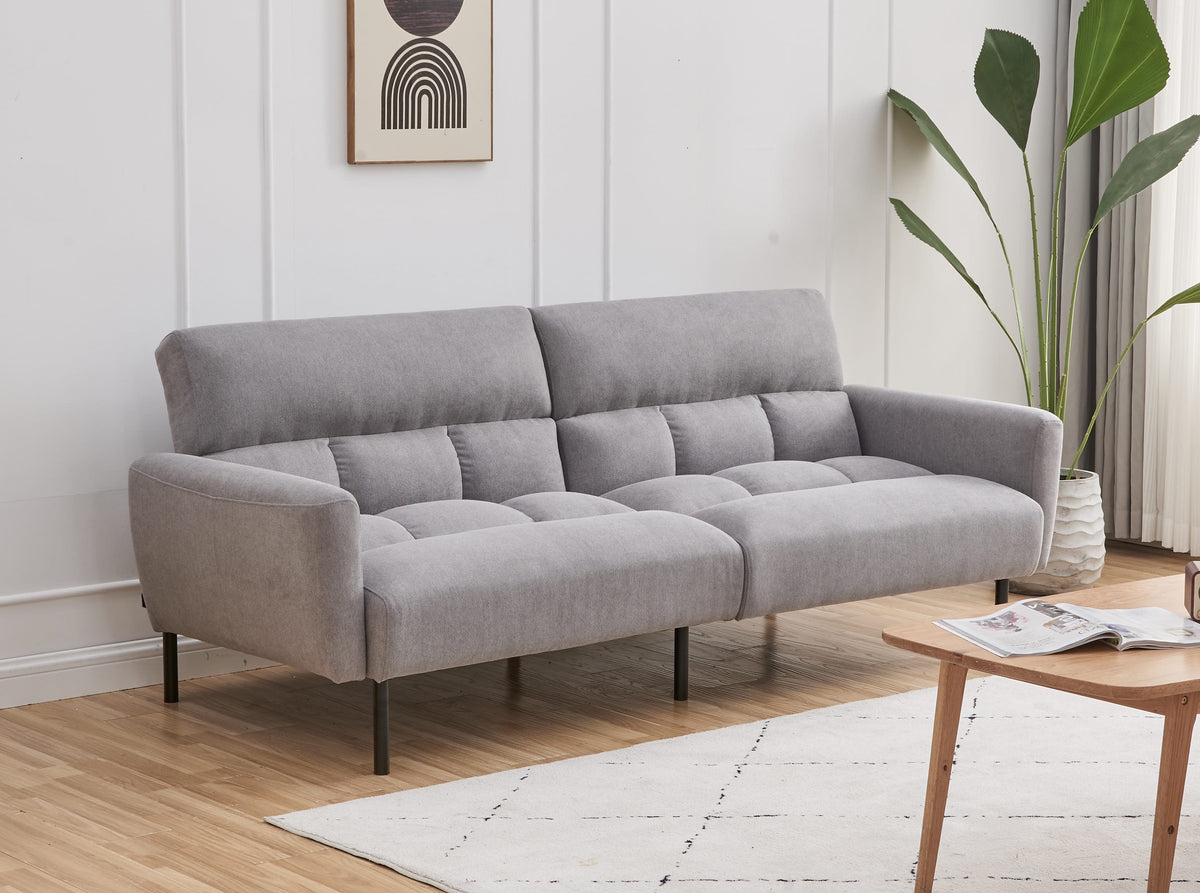 IF-8041 Klik Klak Sofa Bed (Grey Fabric)