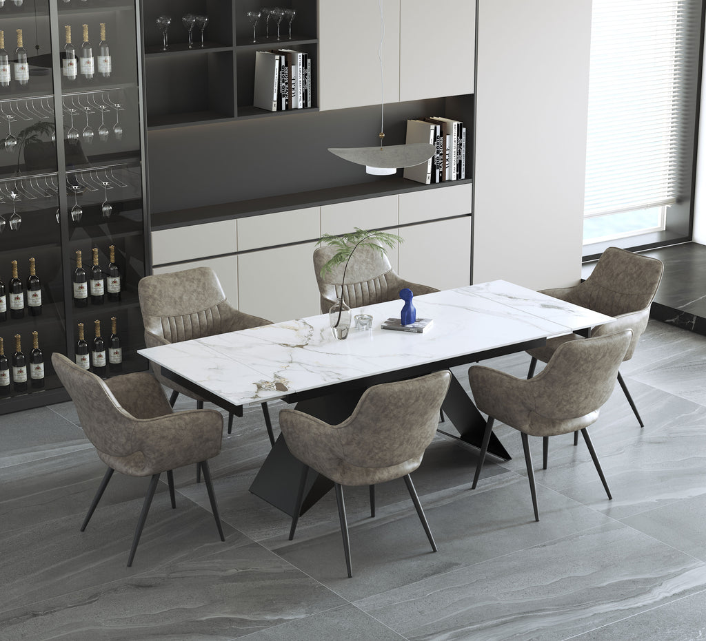 T-1545 / C-1546 7-Piece Dining Set