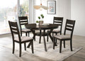 T-1085 / C-1092 5-Piece Dining Set (Crème Fabric)