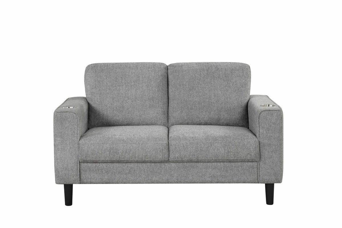 IF-8240 Stationary Sofa Set (Grey)