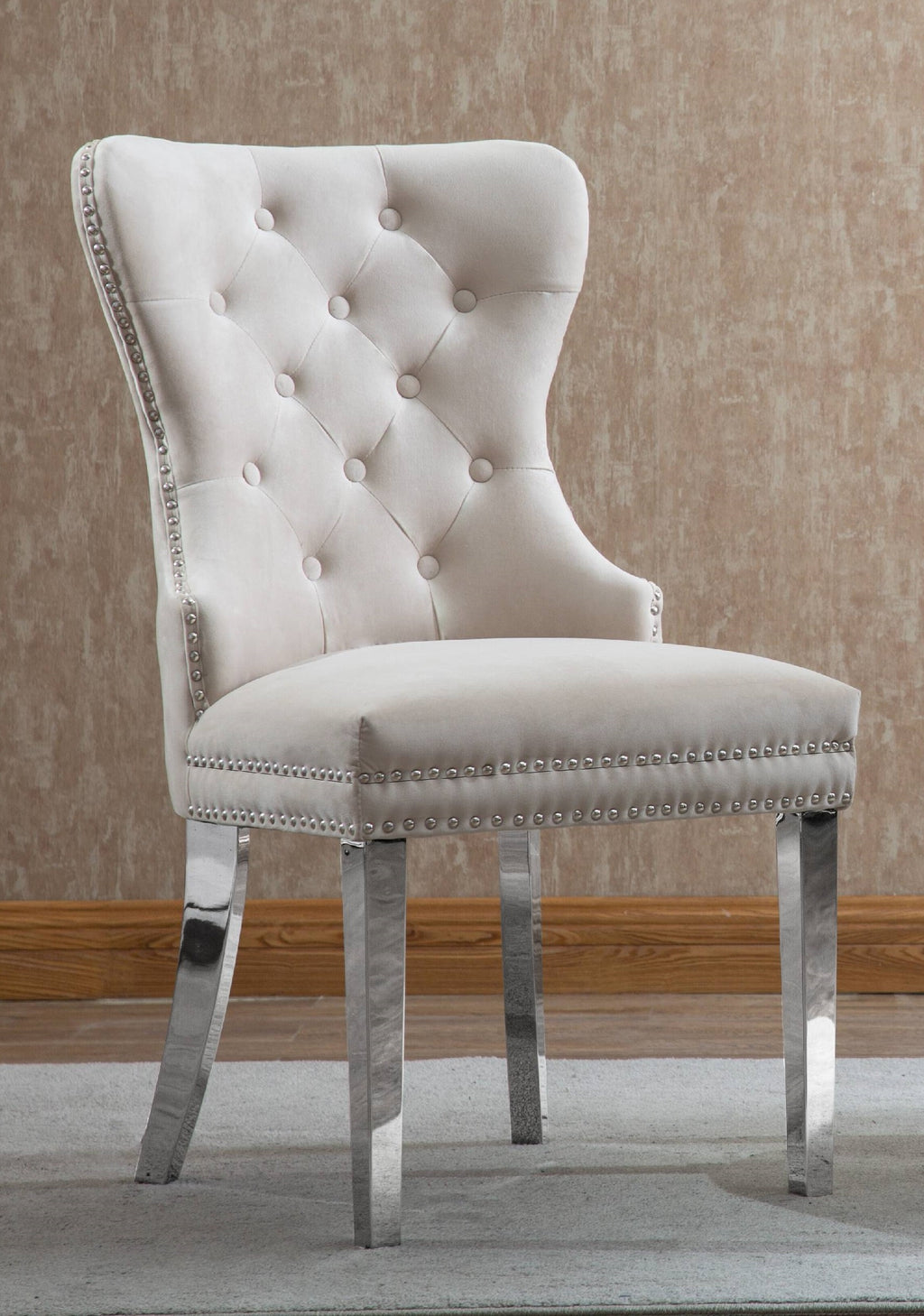 T-1274 / C-1261 7-Piece Dining Set (Black Velvet)