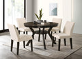 C-1092 Dining Chair (Crème Fabric) (Set of 2)