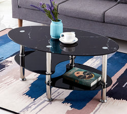 IF-2028 Coffee Table (Black Marble)