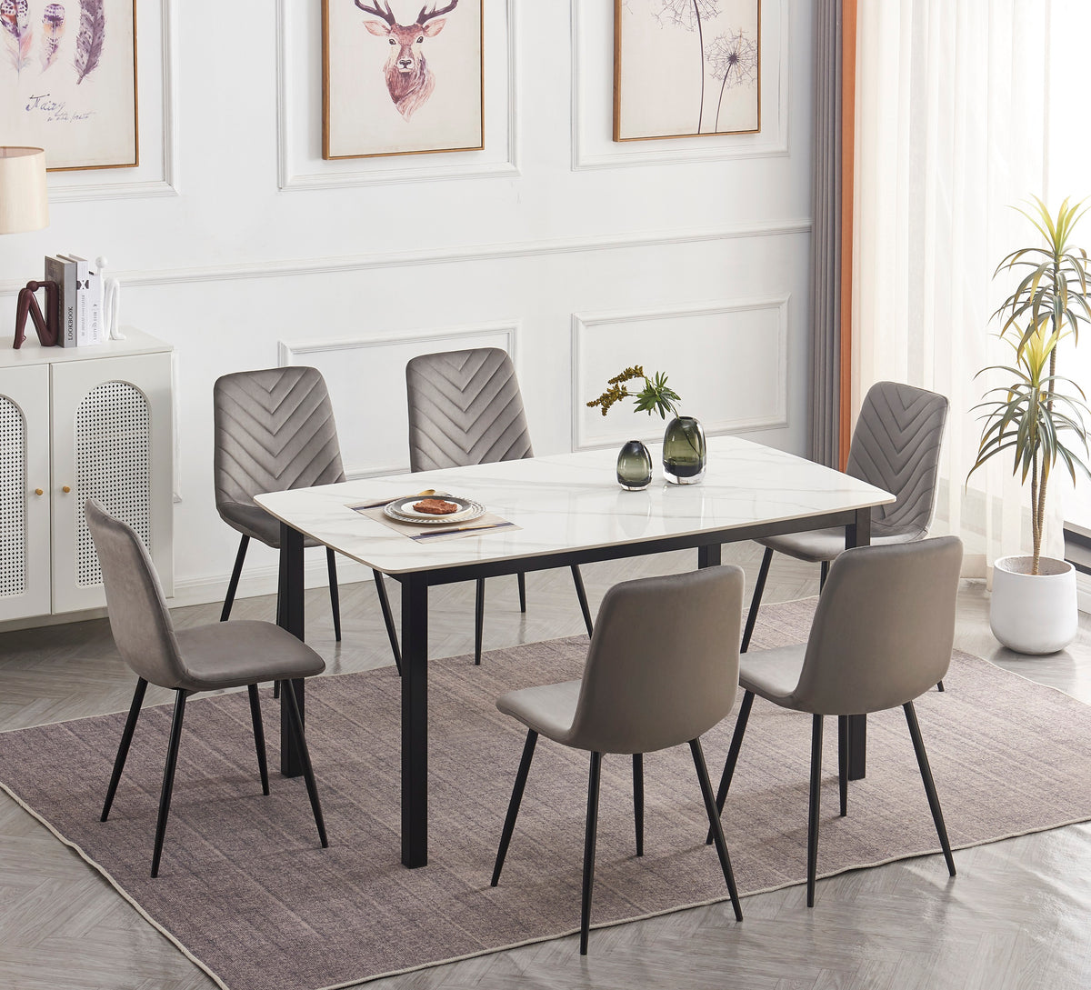 T-1815 / C-1817 7-Piece Dining Set