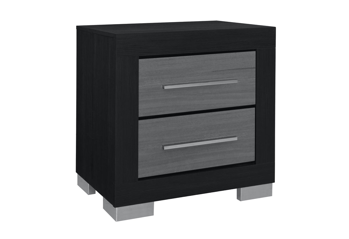 Emma (Black-Grey) Bedroom Set