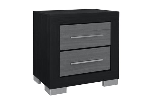 Emma (Black-Grey) Nightstand