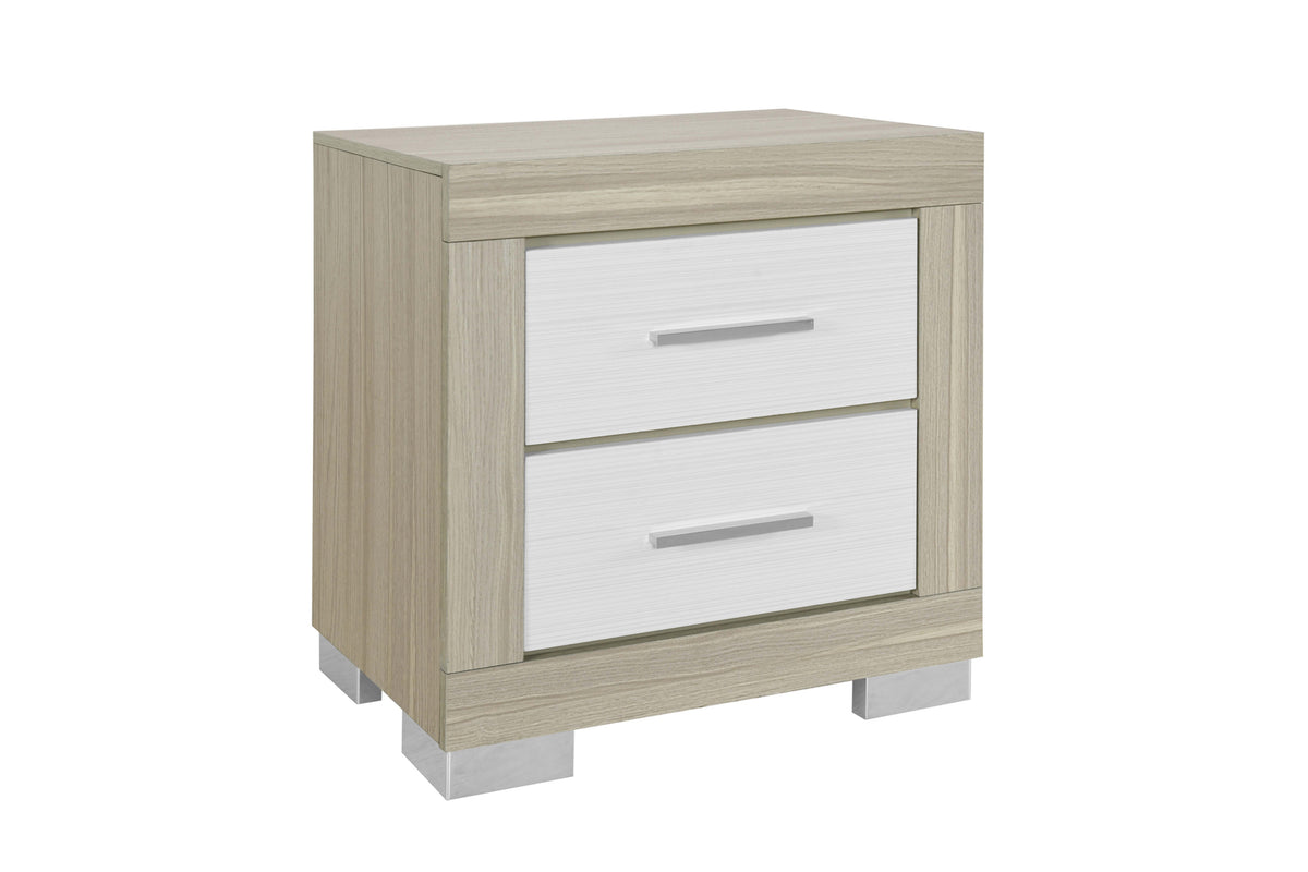 Emma (Natural-White) Platform Bed