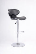 ST-7700-BK Bar Stool (Black PU) (Set of 2)