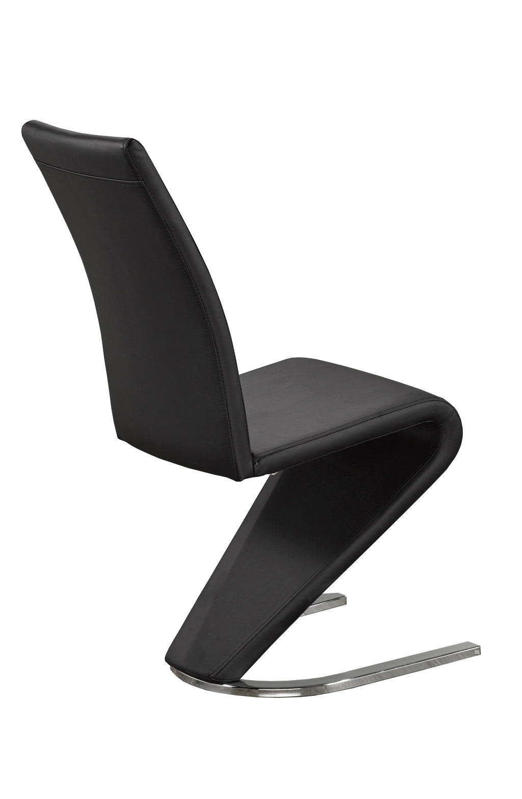 C-1785 Dining Chair (Black PU) (Set of 2)