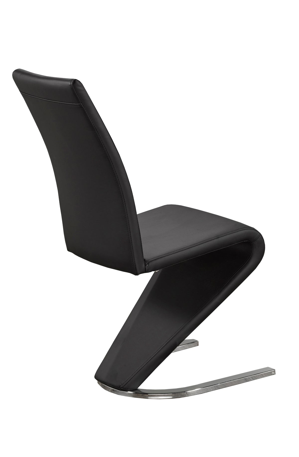 C-1785 Dining Chair (Black PU) (Set of 2)