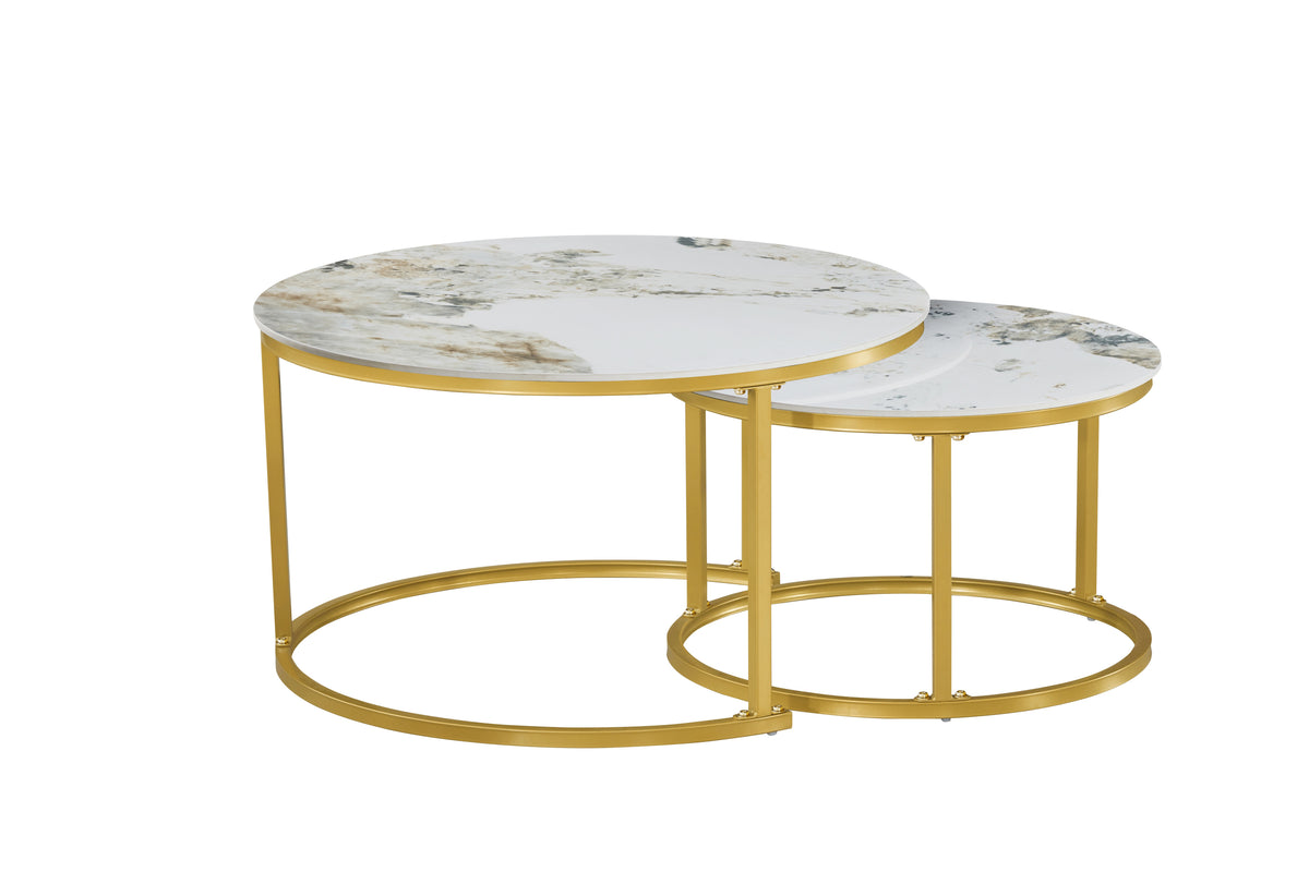 IF-2632 2-Piece Coffee Table Set (Pandora Stone)