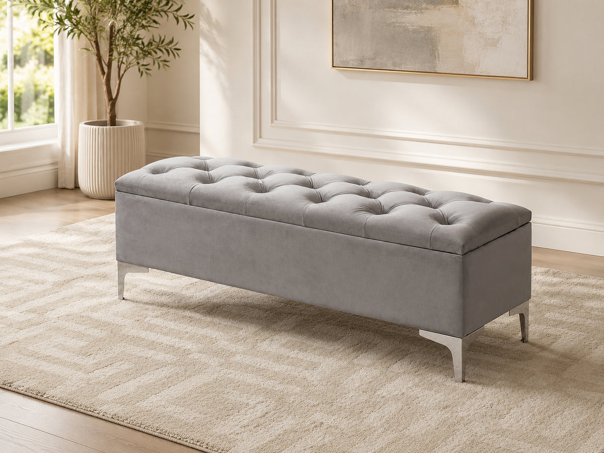 IF-6500 Bench (Grey Velvet)