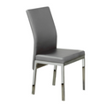 C-5065 Dining Chair (Grey PU) (Set of 2)