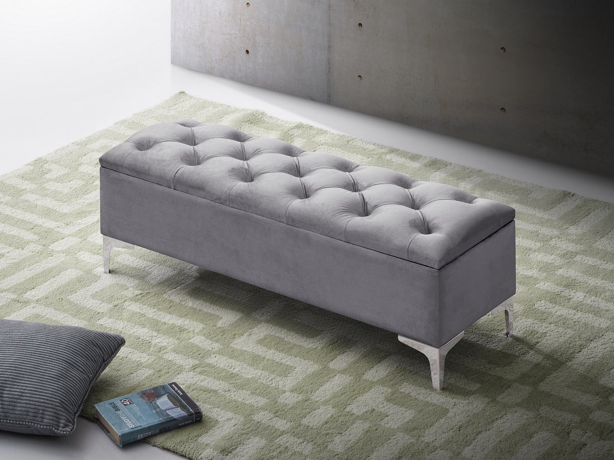 IF-6500 Bench (Grey Velvet)