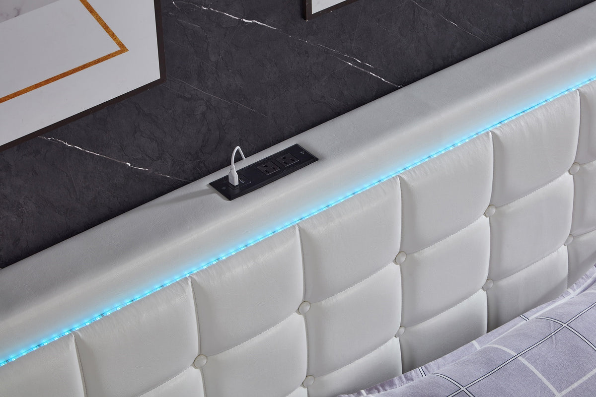 IF 5402 Bed (White PU)