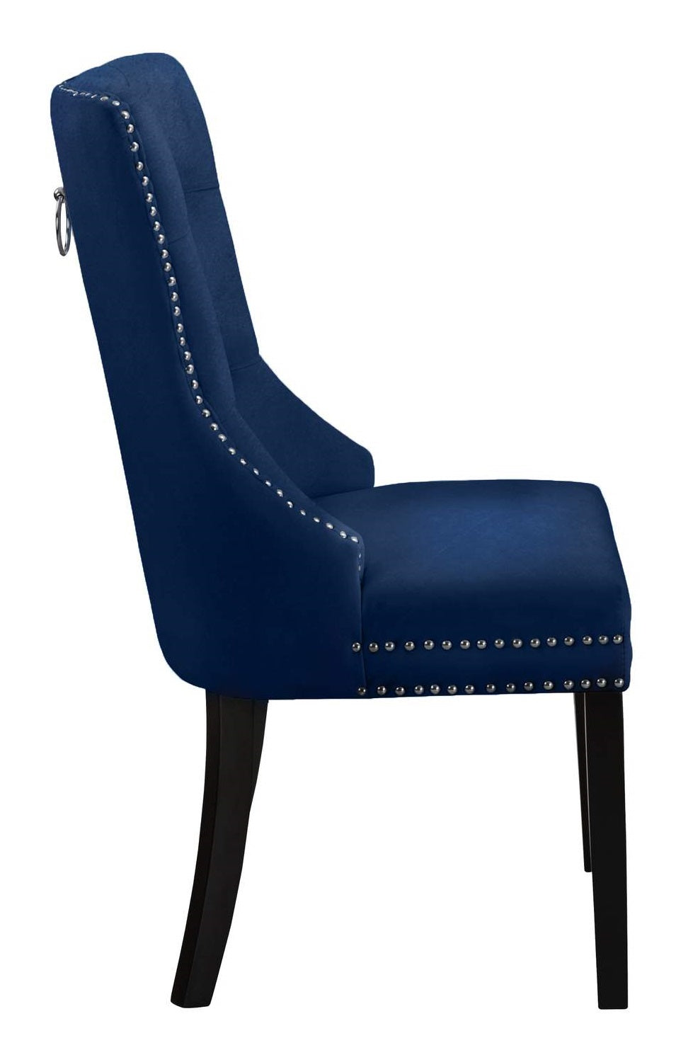 C-1222 Dining Chair (Blue Velvet) (Set of 2)