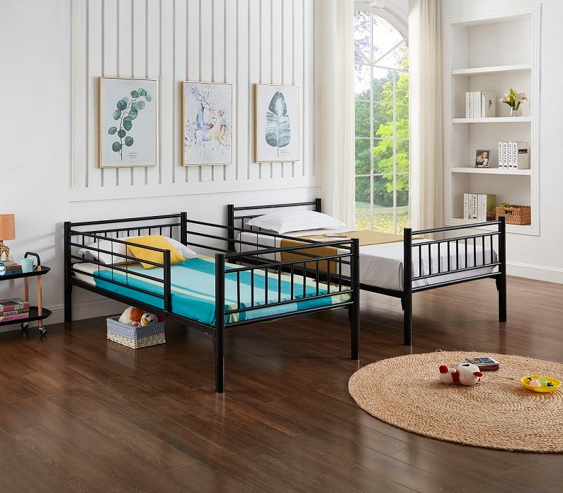 B 510-BK S/S Bunk Bed (Black)