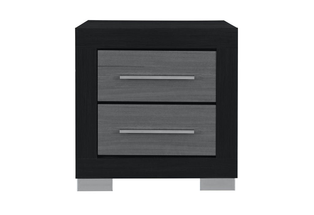 Emma (Black-Grey) Nightstand