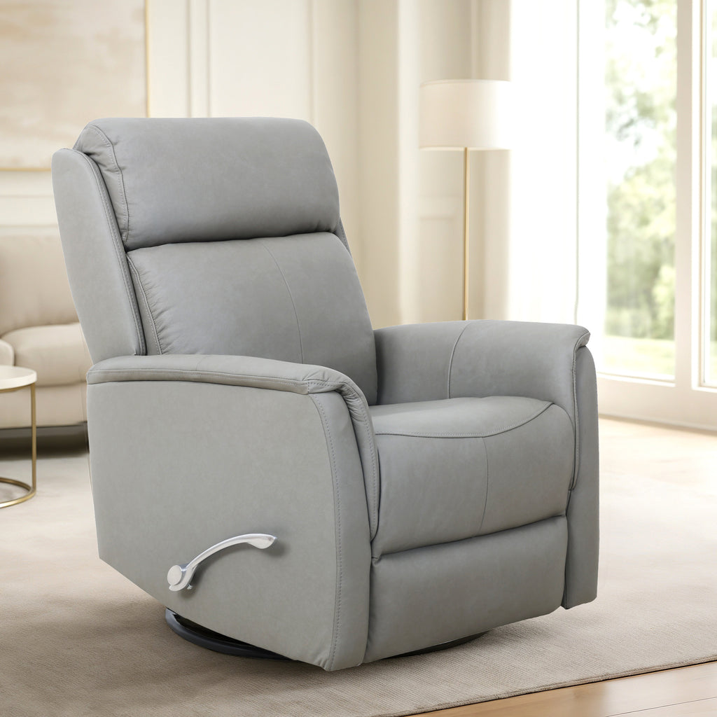 IF-6381 Recliner (Pewter Leather Match)