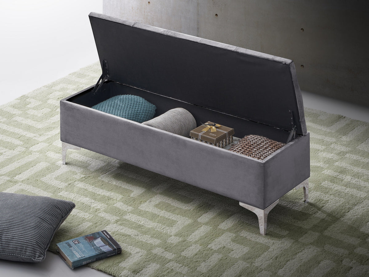 IF-6500 Bench (Grey Velvet)