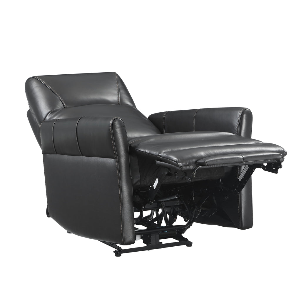 IF-6392 Recliner (Blackberry Leather Match)