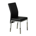 C-5063 Dining Chair (Black PU) (Set of 2)