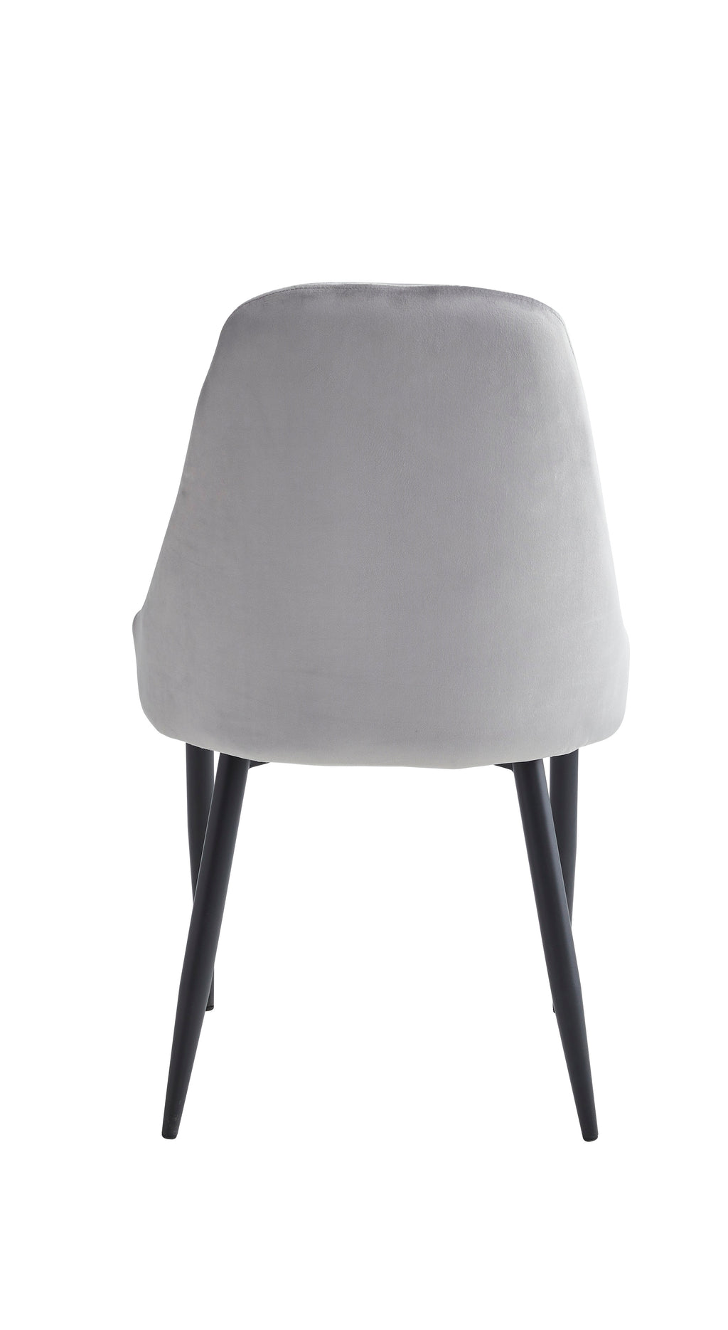 C-1531 Dining Chair (Light Grey Velvet) (Set of 2)