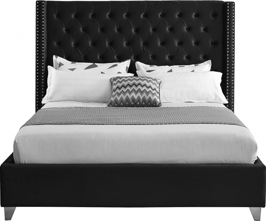 IF 5893 Bed (Black Velvet)