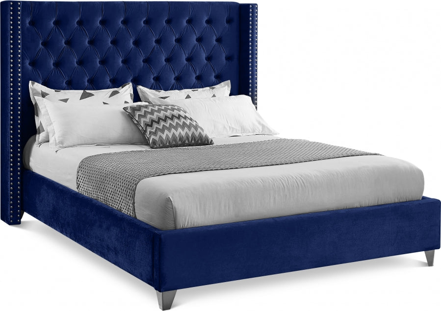 IF 5891 Bed (Blue Velvet)