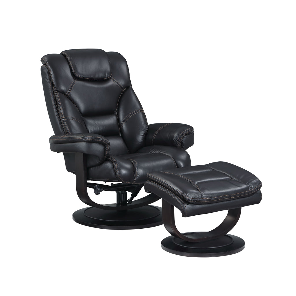 IF-6200 Recliner (Black Leather Match)