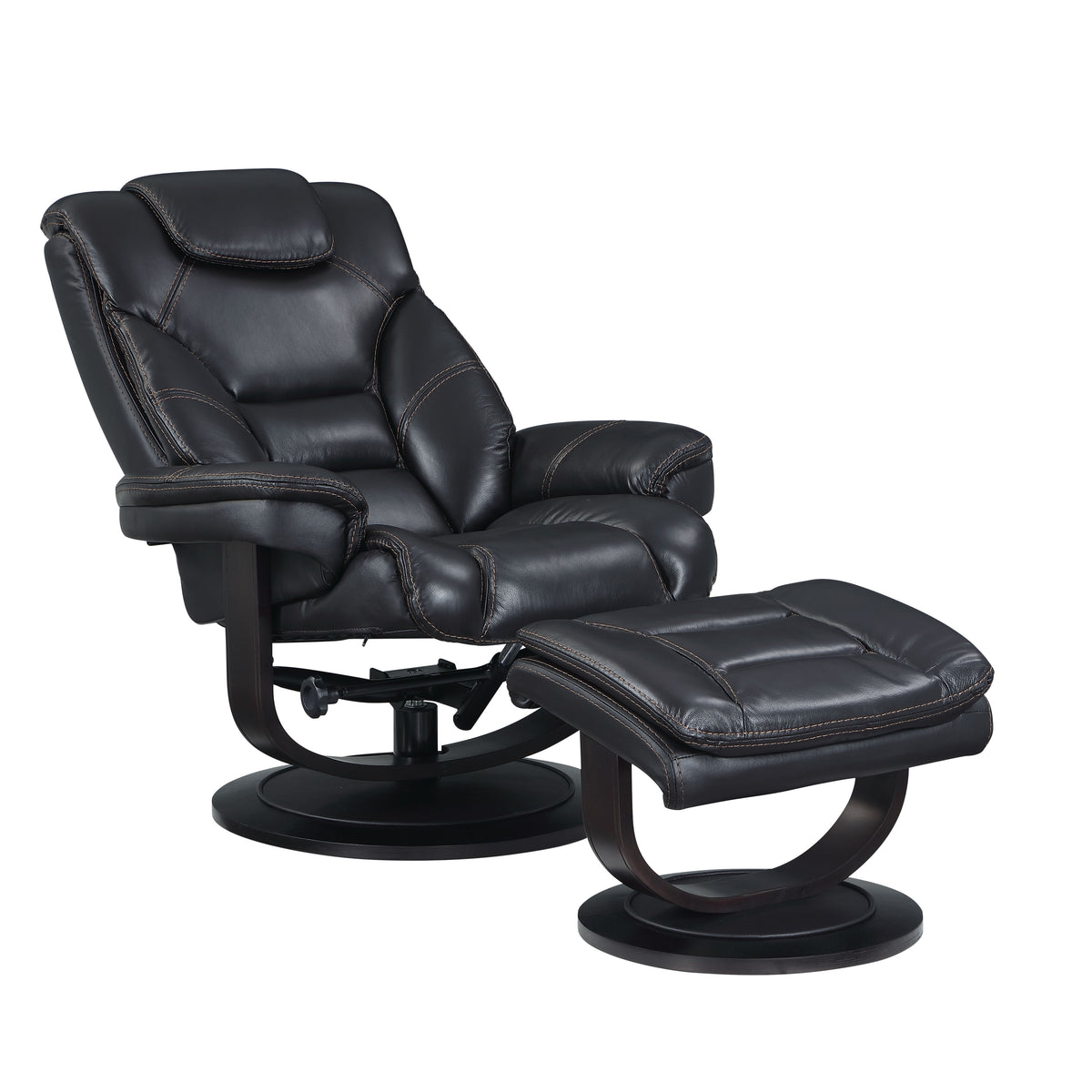 IF-6200 Recliner (Black Leather Match)