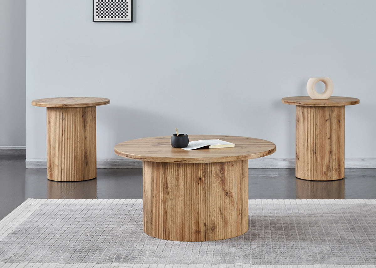 IF-2661 Coffee Table Set (Natural)