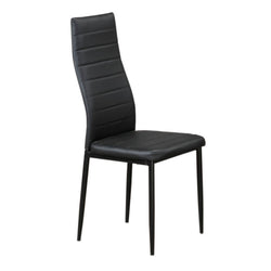 C-5053 Dining Chair (Black PU) (Set of 2)