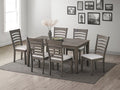 T-1080 / C-1082 7-Piece Dining Set (Beige Fabric)