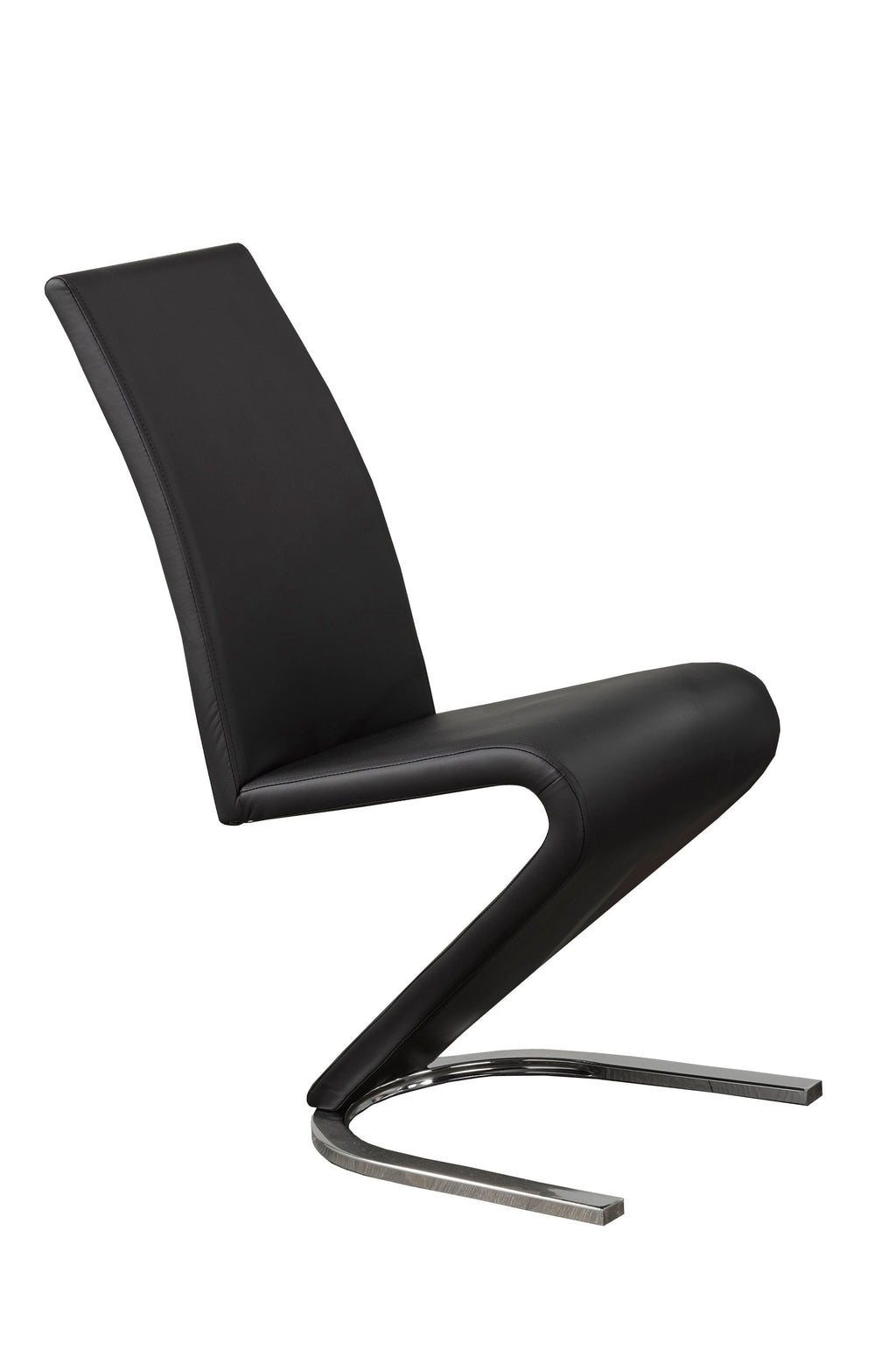 C-1785 Dining Chair (Black PU) (Set of 2)