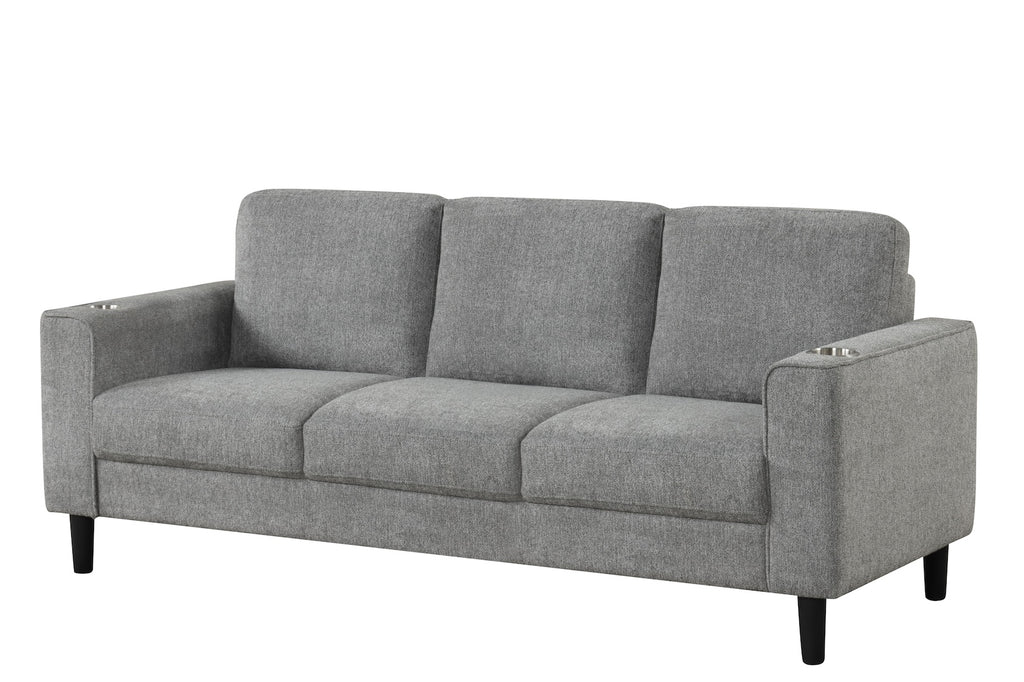 IF-8240 Stationary Sofa Set (Grey)