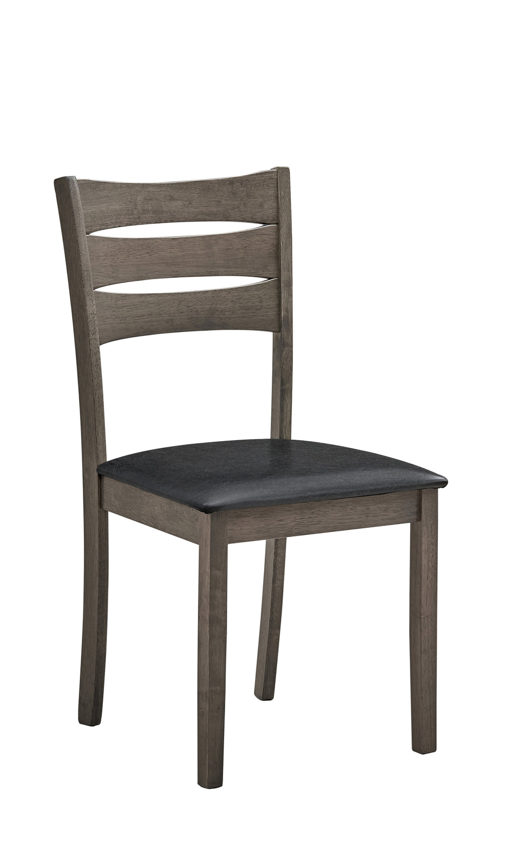 C-1053 Dining Chair (Black PU) (Set of 2)